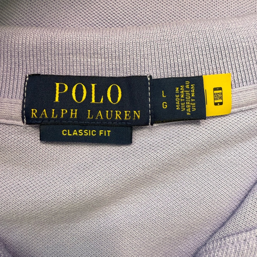 Ralph Lauren Lavender Polo Shirt - Picture 2 of 8